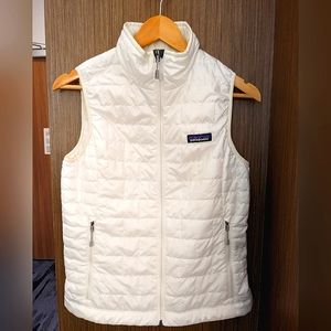 Women's Patagonia Nano Puff Vest - Birch White size Small